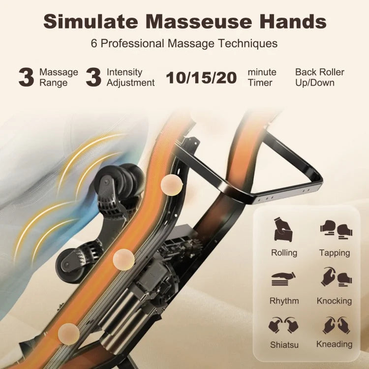 SOOTHE 26 - Full Body Zero Gravity Massage Chair with Pillow